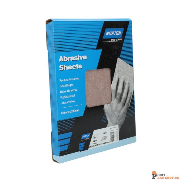 nortonschleifmittel/NORTON_schleifmittel_63642586134 Standard Sheets Norton PRO 230.00x280 Grit 400_137581